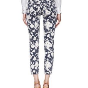 NWOT  Tory Burch Floral Print “Alexa” Jeans